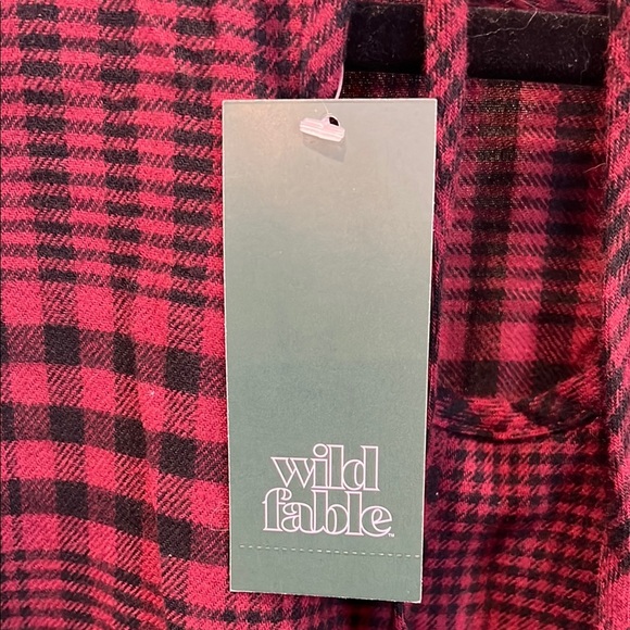 Brand New Wild Fable Red and Black plaid dress - Picture 5 of 5